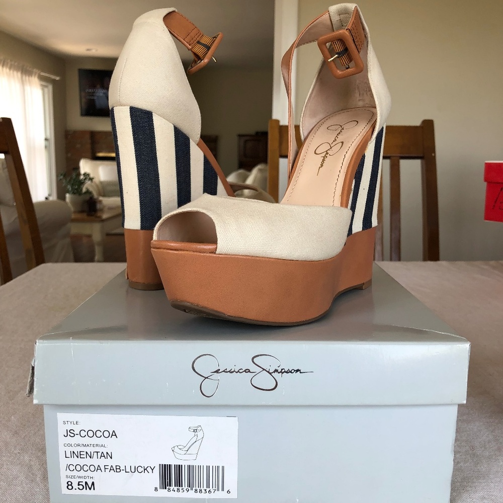 Jessica Simpson Women's Cocoa Wedge Sandals